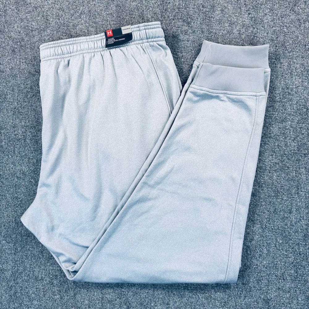 Under Armour Men's 3XLT Gray Armour Fleece Joggers Sweatpants Athletic 1320760